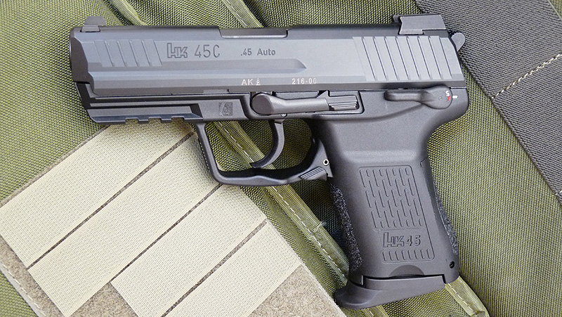 Without the antler proof mark (and DE code), it's a US-made HK45c. 